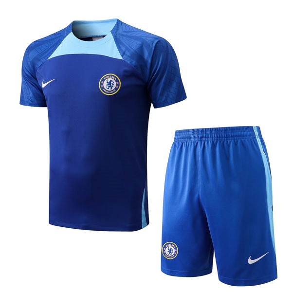Camiseta Entrenamiento Chelsea Conjunto Completo 2022-2023 Azul 2